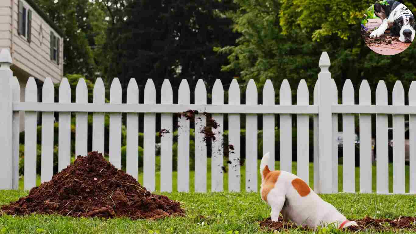 why is my dog digging in the house