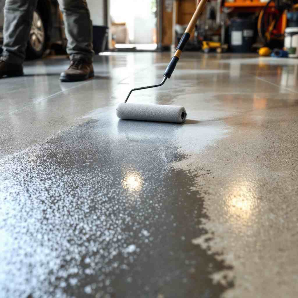 how to seal a garage floor home