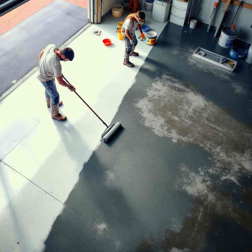 how to seal a garage floor home