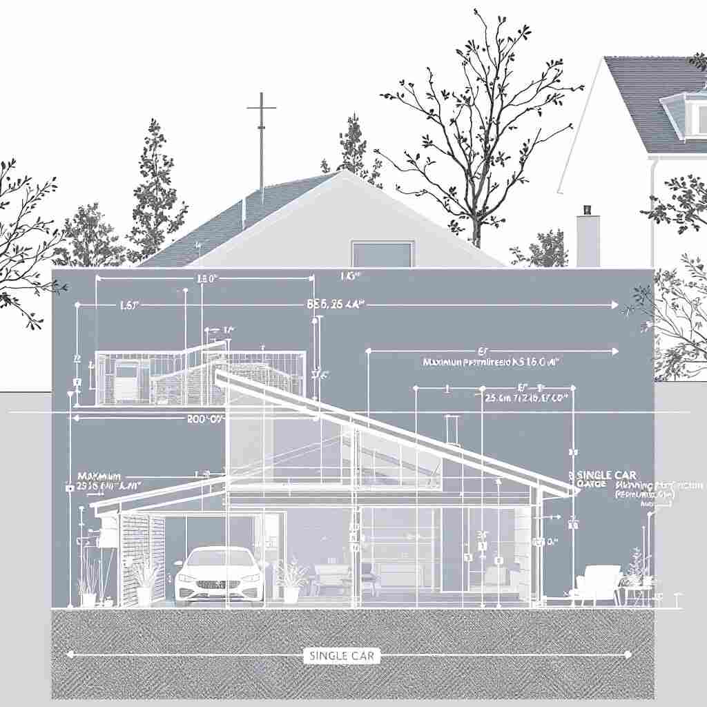 how big can a house garage be without planning permission?