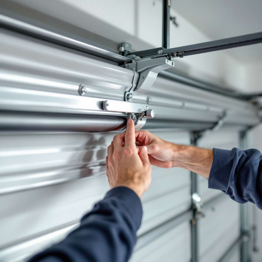 how to manually open a roller home garage door