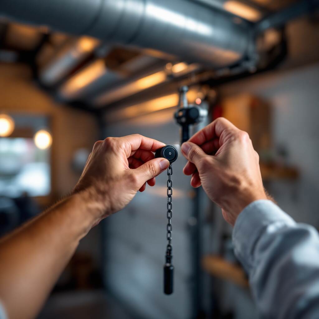 how to manually open a roller home garage door
