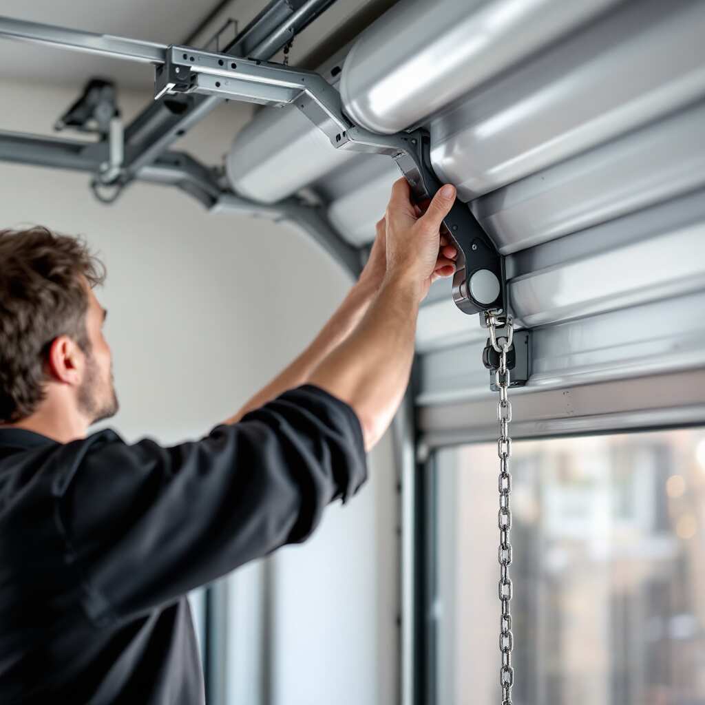 how to manually open a roller home garage door