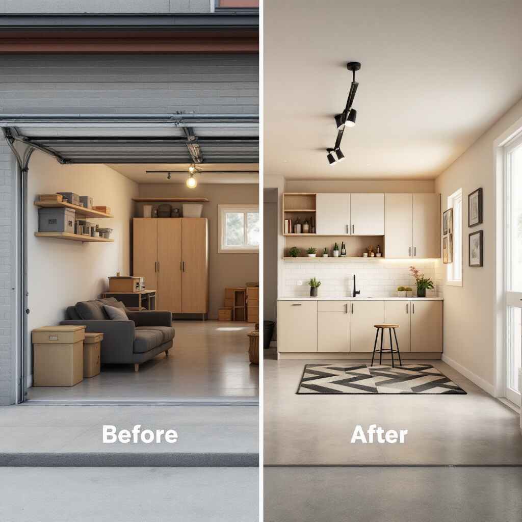 how much would it cost house to convert a garage