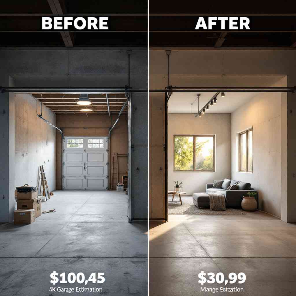 how much would it cost house to convert a garage