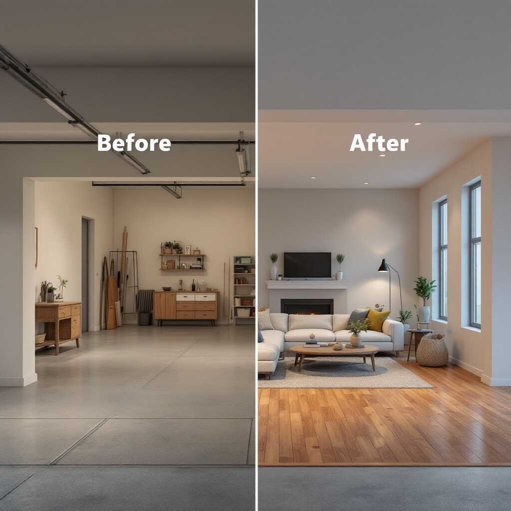 how much would it cost house to convert a garage