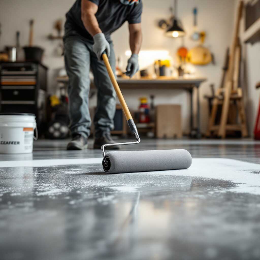 how to seal a concrete garage floor