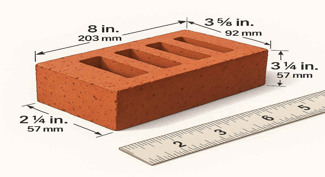 what size are house bricks