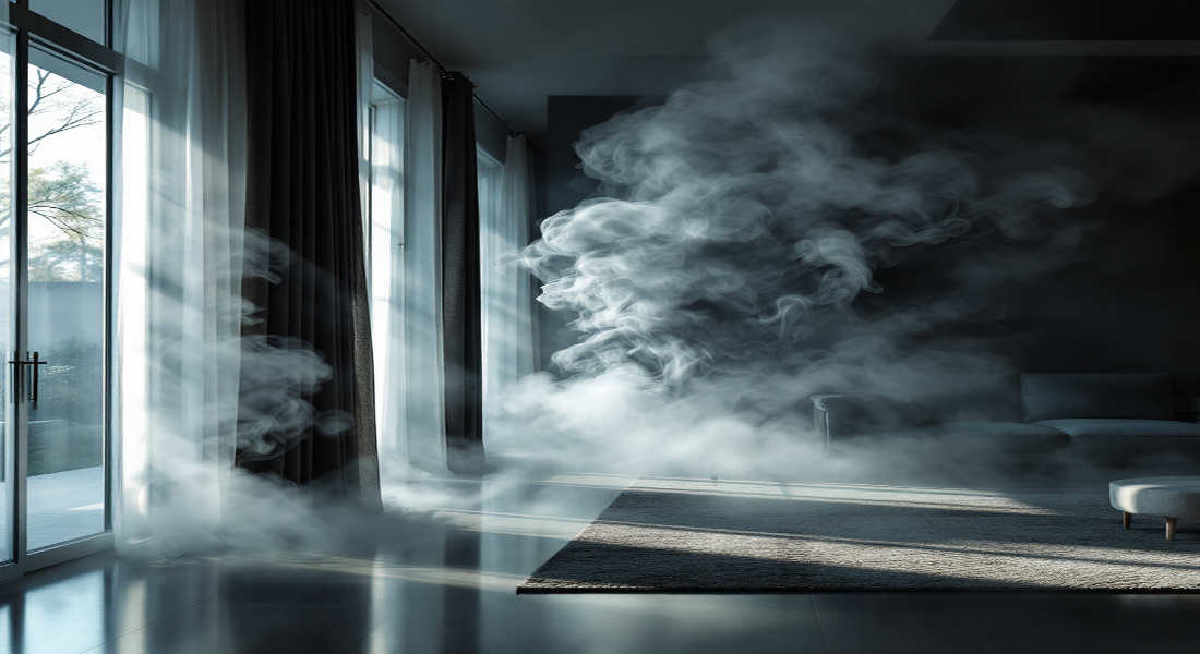 how long does it take for smoke to clear out of a house
