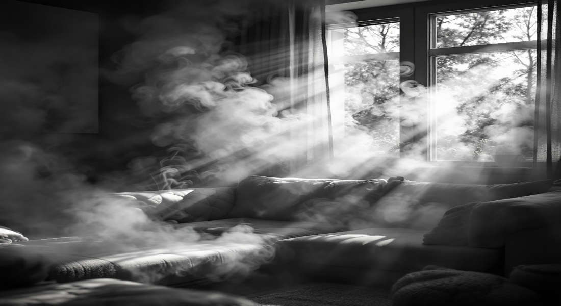 how long does it take for smoke to clear out of a house