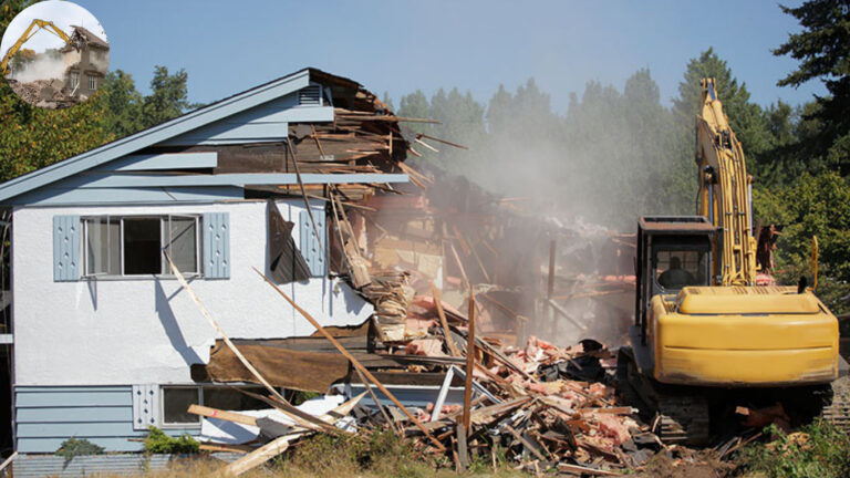 how to demolish a house