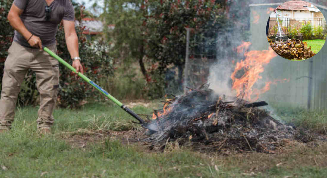 can you burn garden waste in your house garden