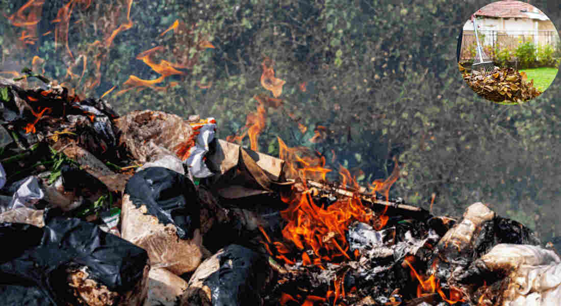 can you burn garden waste in your house garden