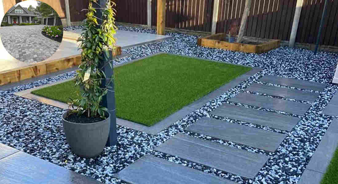 how much to pave house garden