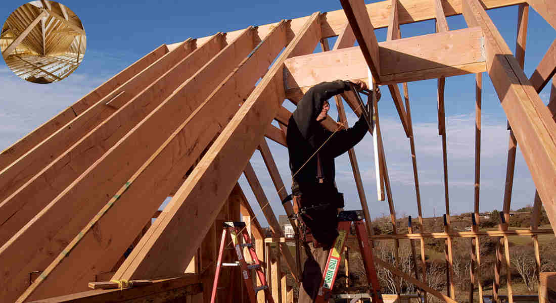 how to frame a house roof