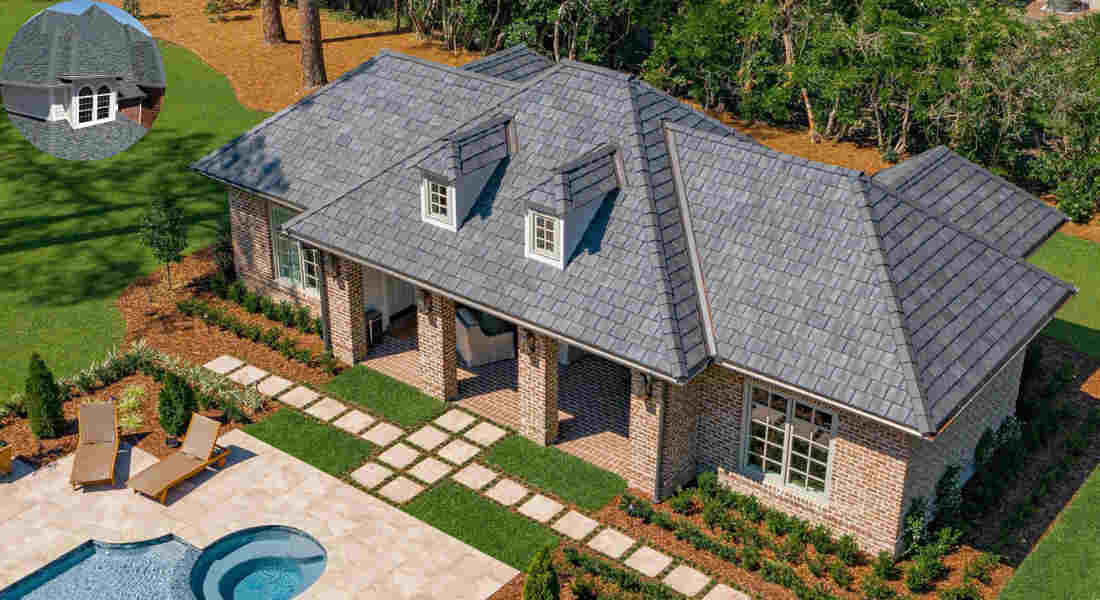 how to shingle a hip house roof with 4 dormers