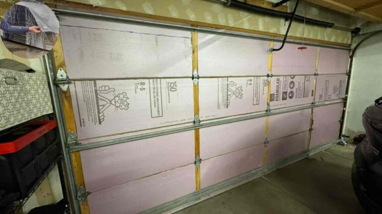how to insulate house garage doors