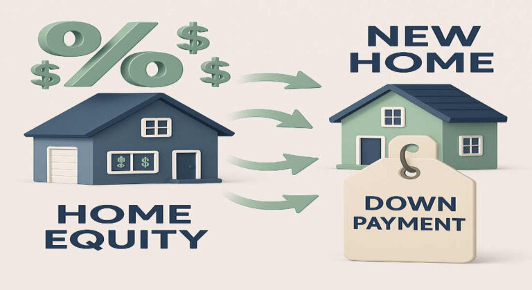 can i use the equity in my house as a deposit when i move