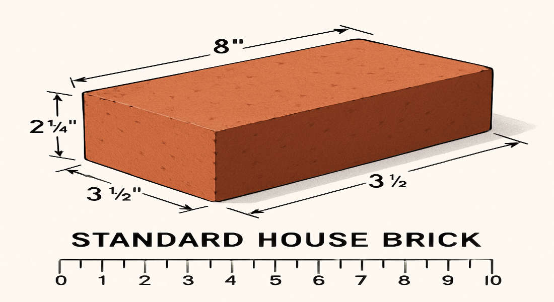 what size are house bricks