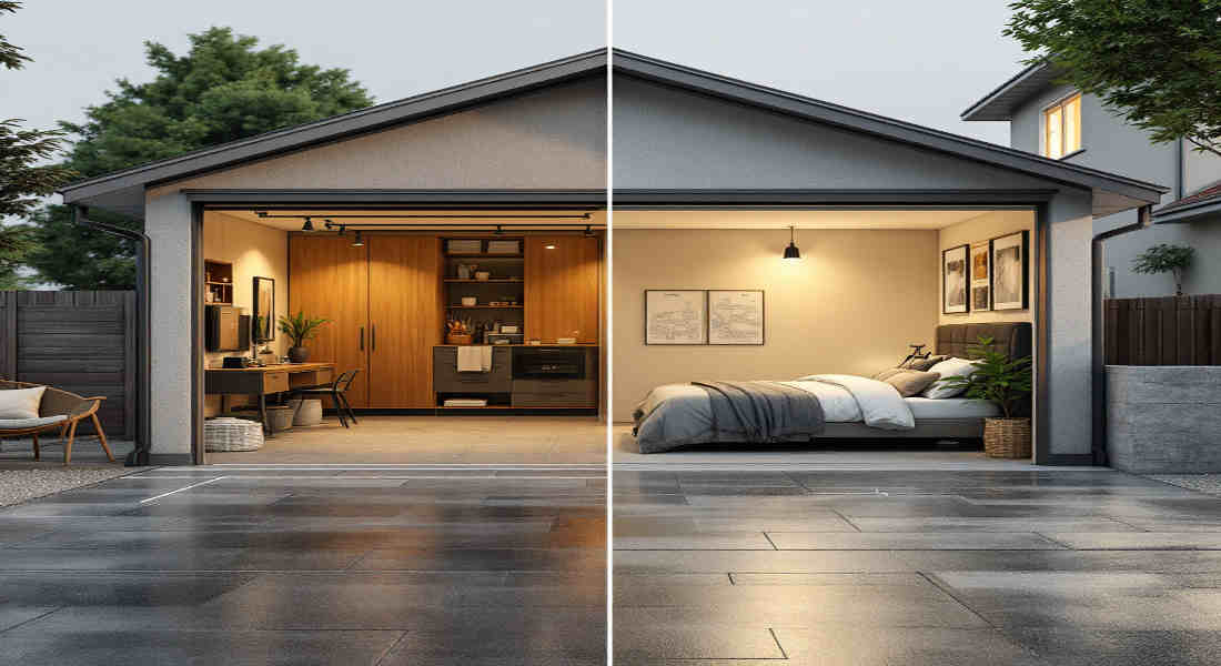 how much to convert a home garage into a bedroom
