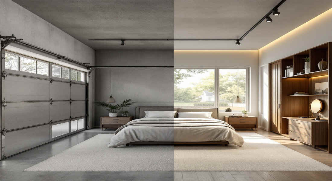 how much to convert a home garage into a bedroom