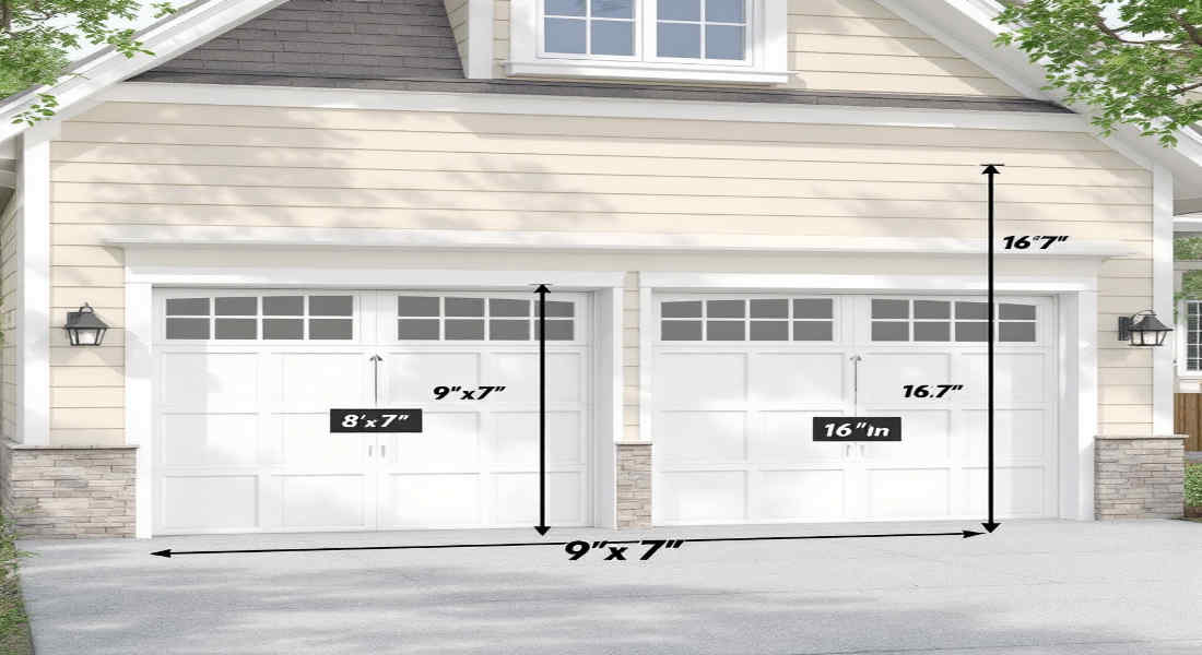 what are standard home garage door sizes