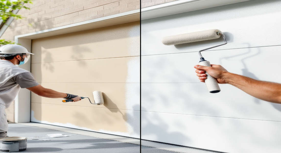 how to paint house garage doors