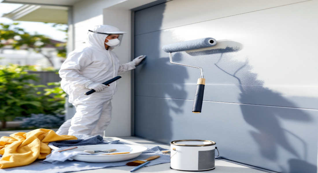 how to paint house garage doors