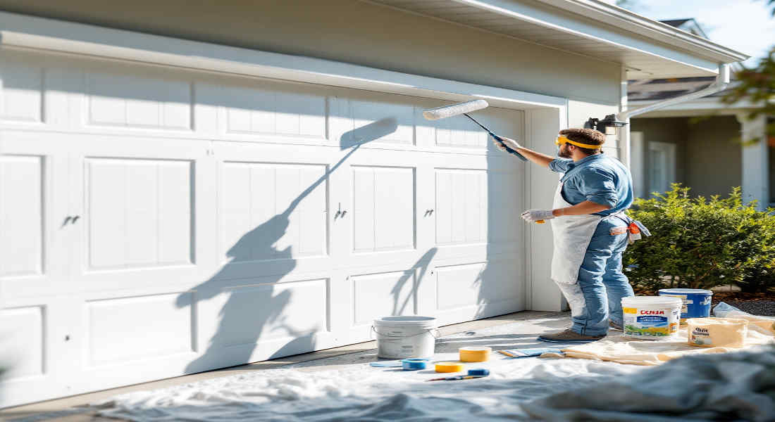 how to paint house garage doors