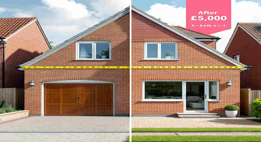how much for a house garage conversion uk