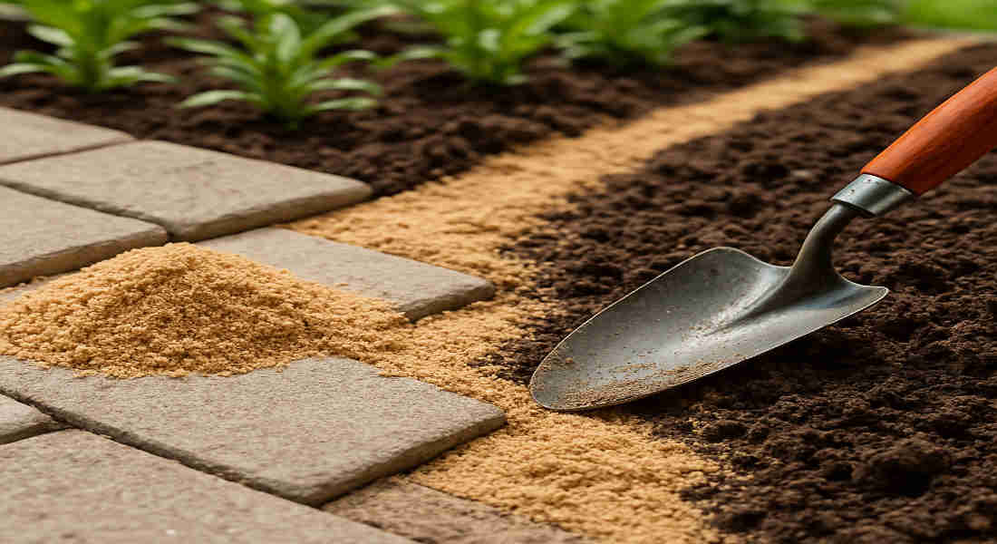 can you use builders sand in the garden