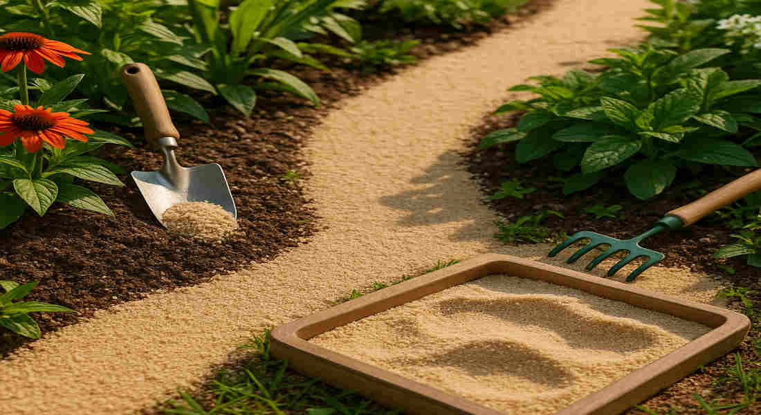 can you use builders sand in the garden