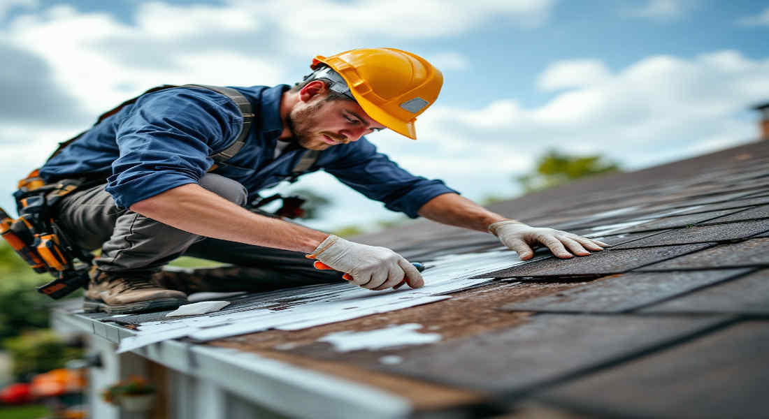 how to fix a leaking home garage roof