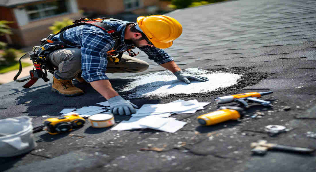 how to fix a leaking home garage roof