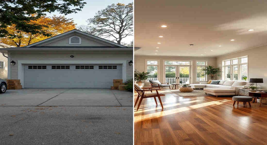 does converting home garage add value