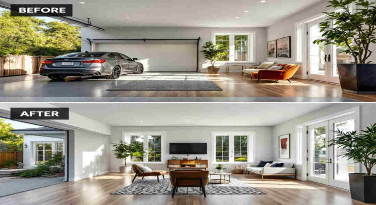 does converting home garage add value