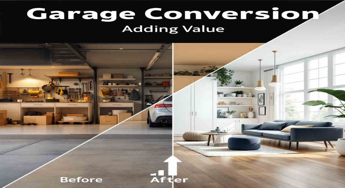 does converting home garage add value