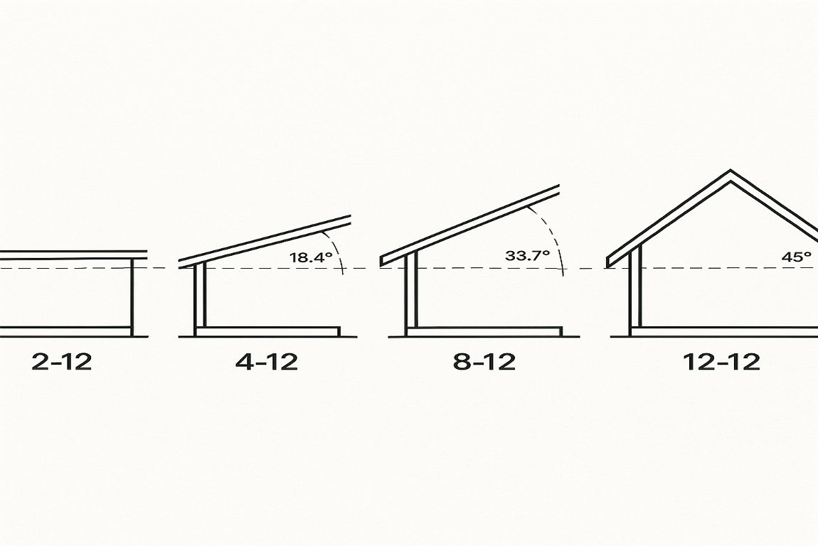 which of the following home roof slope