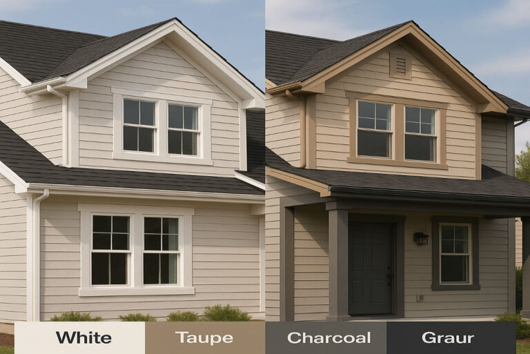 what is the best trim house paint for with black roof
