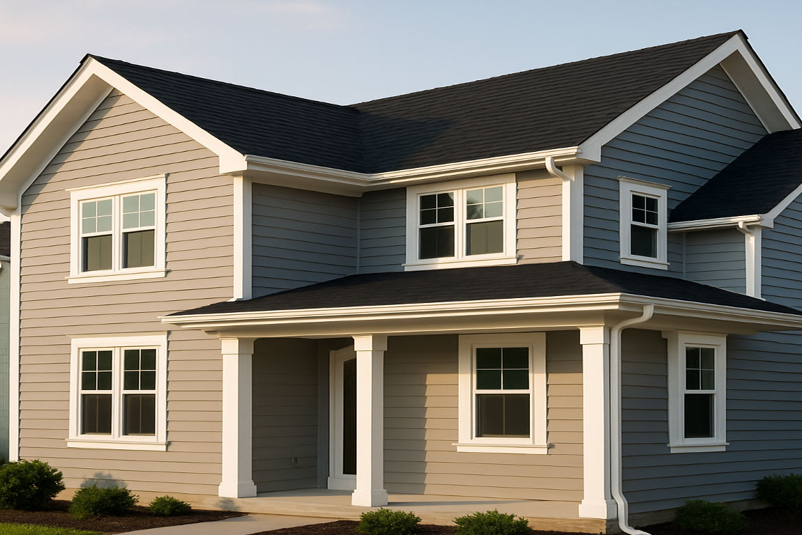 what is the best trim house paint for with black roof
