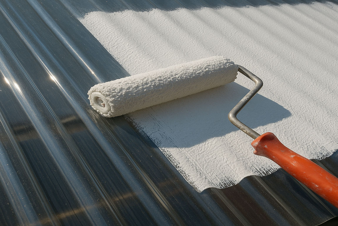 can clear polycarbonate plastic house roof panel be painted