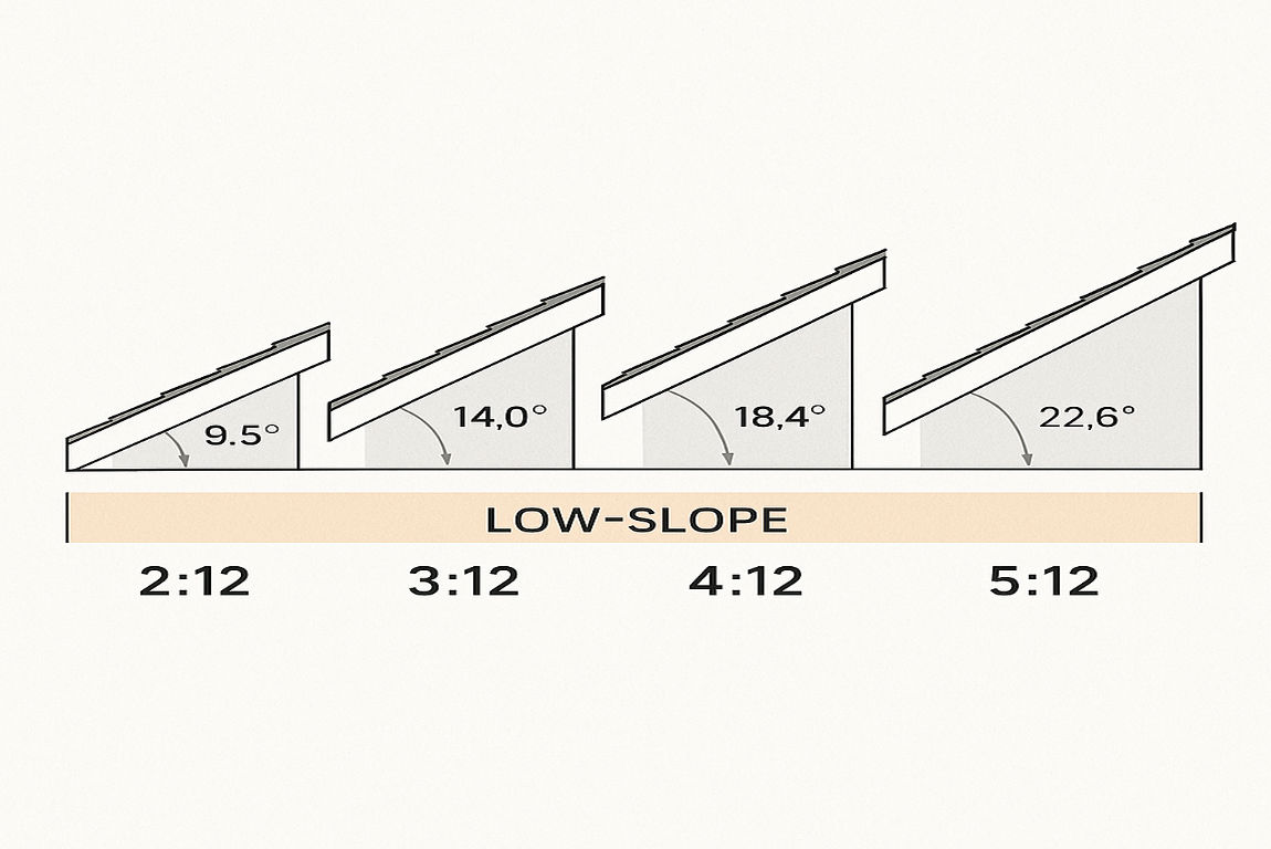 which of the following home roof slope