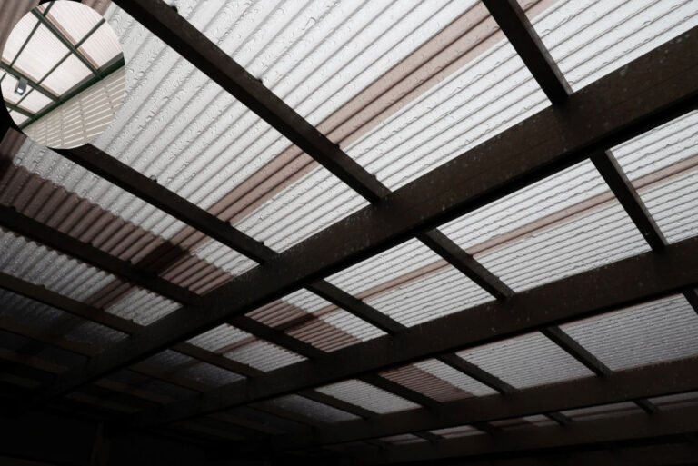 how to cut corrugated polycarbonate house roof panel