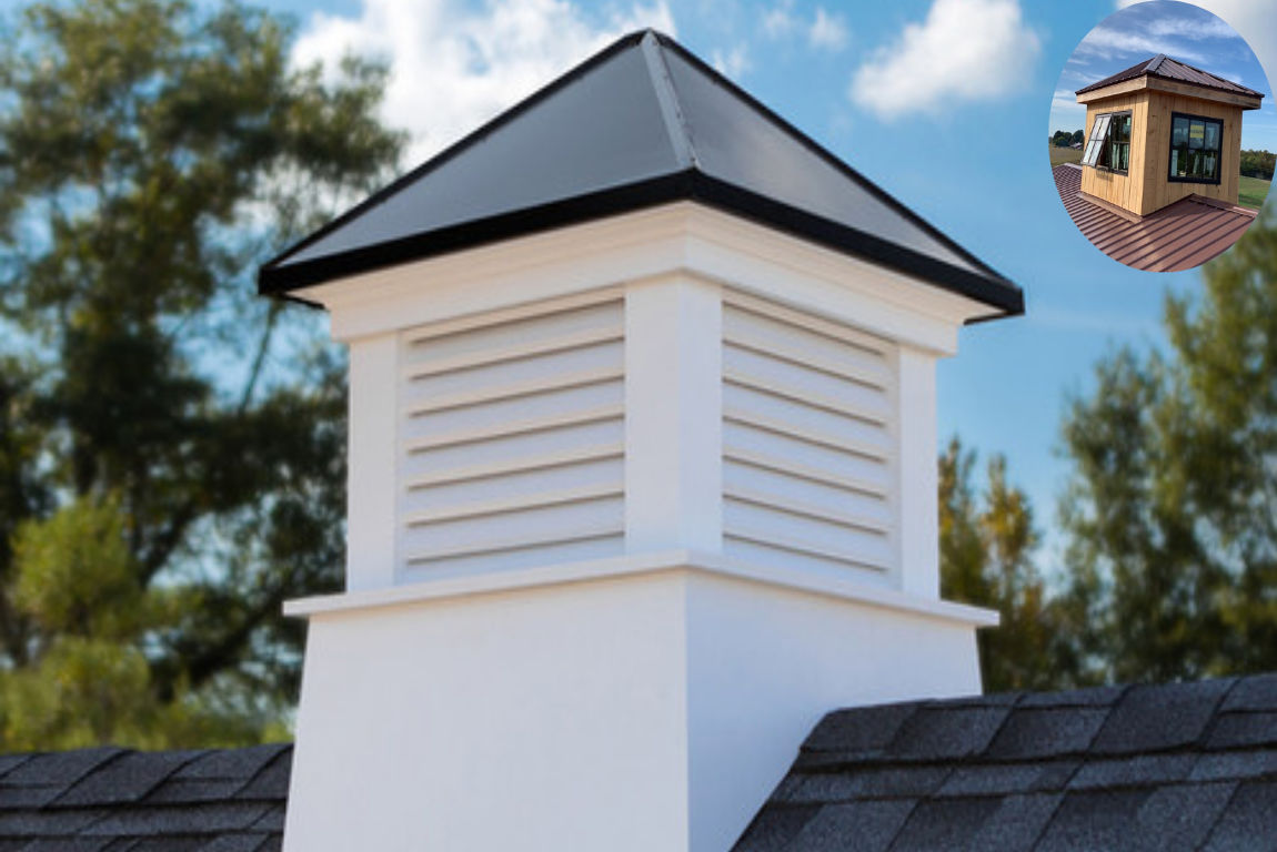how to mount cupola on home metal roof