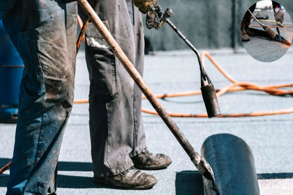 does home roofing tar get hard