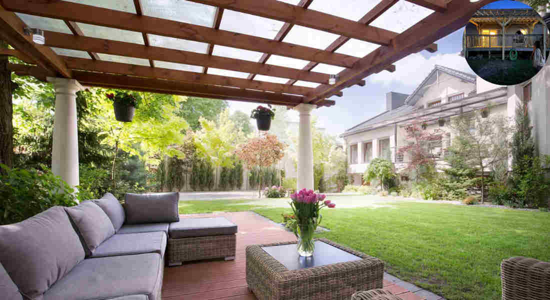 how to build metal roof home covered patio