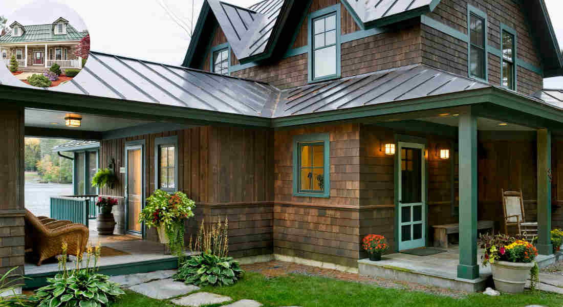 how to build metal roof home covered patio