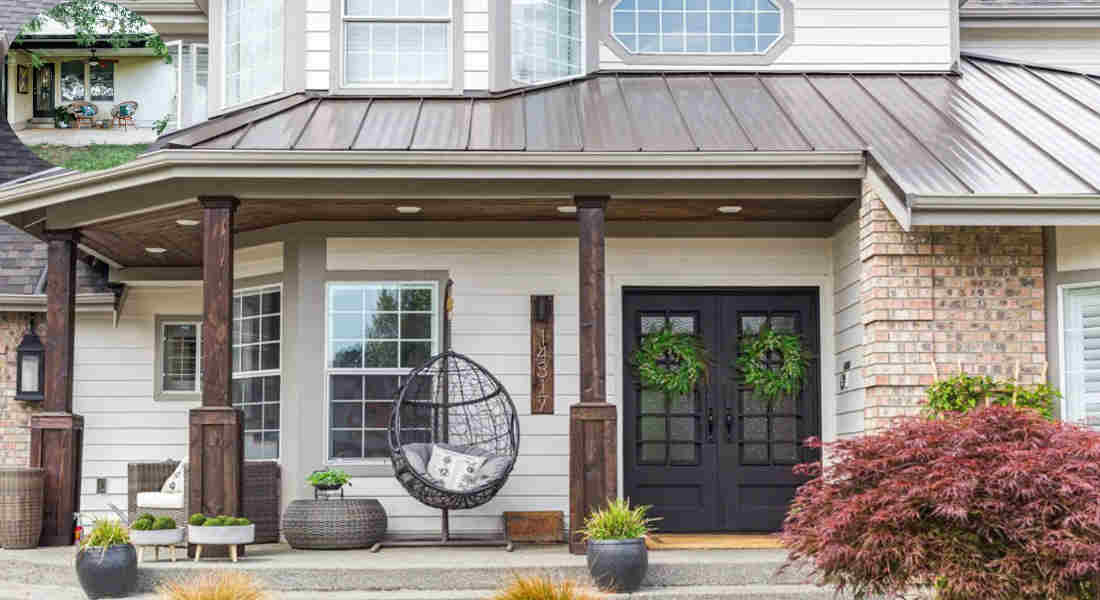 how to build metal roof home covered patio