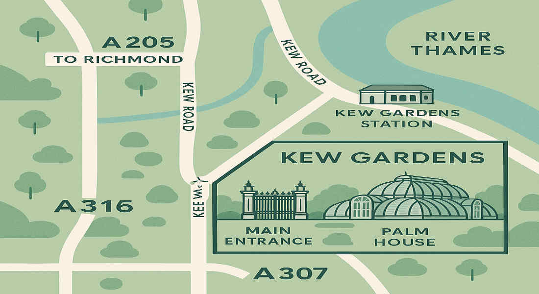 how to get to home kew garden