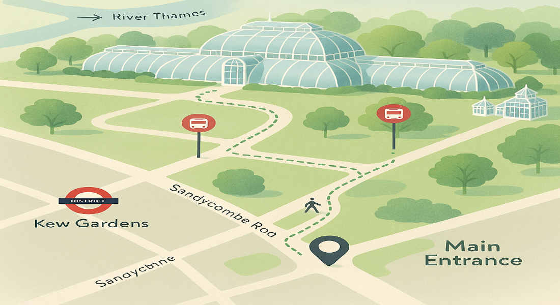 how to get to home kew garden